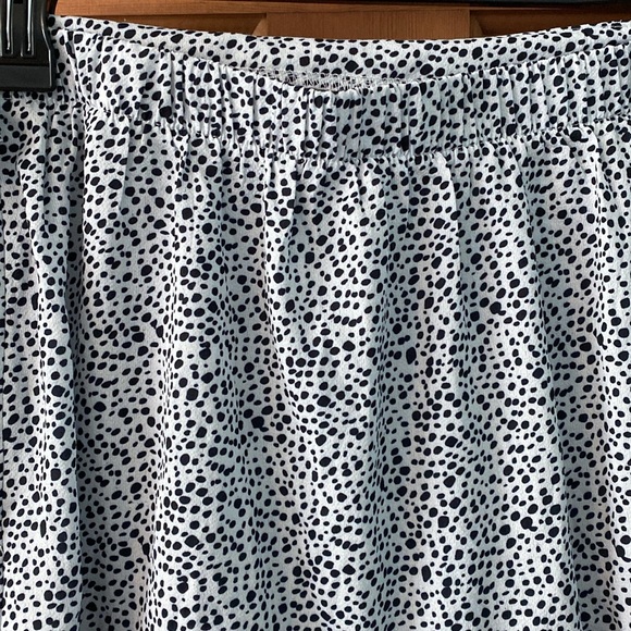 Shein Size Small Women's Teen Black and White Polka Dot Wrap Skirt - Picture 4 of 11